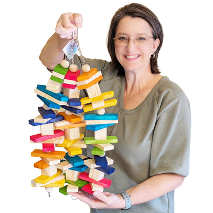 Slats All - Bird Toy for Medium to Large Parrots