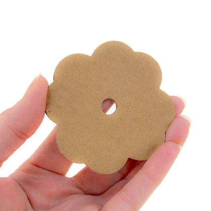 Cardboard Flower Chip (2 3/4 Inches) - Bird Toy Part