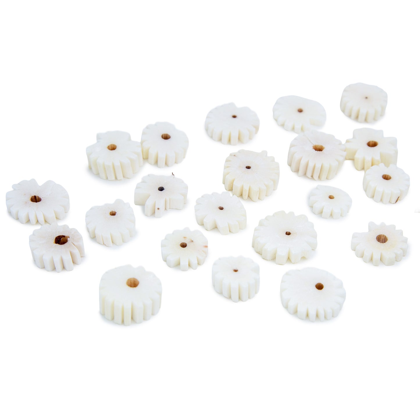Natural Sola Zig Zag Slices - Soft Bird Toy Parts