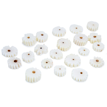 Natural Sola Zig Zag Slices - Soft Bird Toy Parts