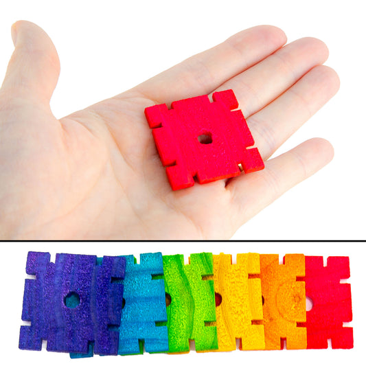 Super Skinny Notched Chippers - Wood Bird Toy Part