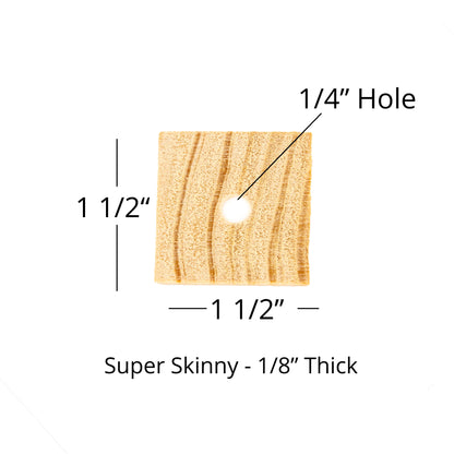 Super Skinny Chippers - Wood Bird Toy Part
