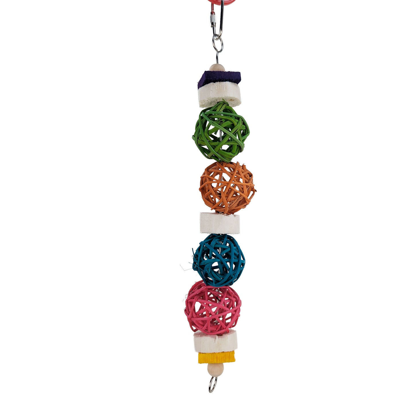 Cockatiel Craver – Soft Balsa, Sola & Vine Toy for Cockatiels