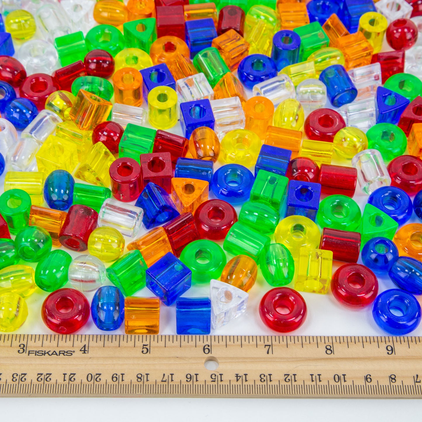 Medium Lacing Beads Translucent - Bird Toy Parts, Sugar Glider Toy Part