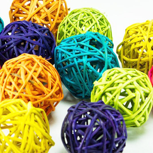 Small Wicker Vine Balls - 4 cm