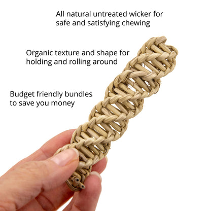Happy Helix Rollies - Natural Toy Part or Chew Toy