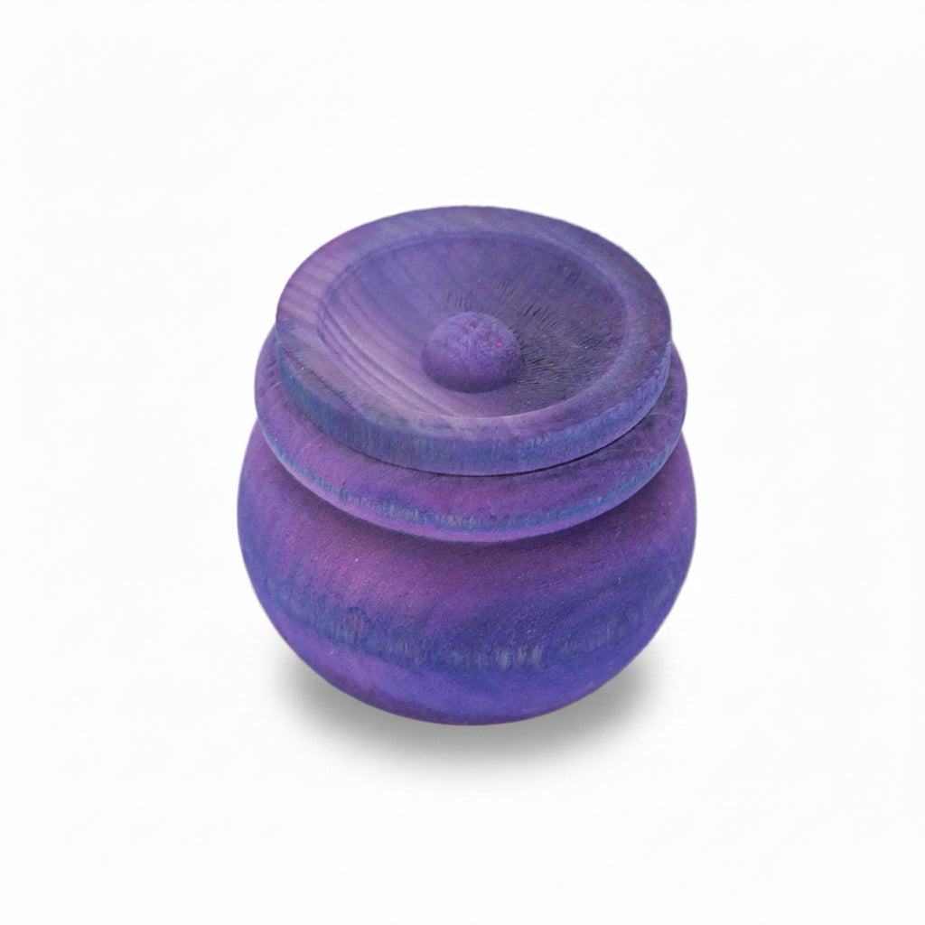 Hardwood Pot with Lid - Foraging and Toy Making Fun