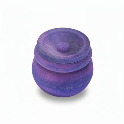 Hardwood Pot with Lid - Foraging and Toy Making Fun
