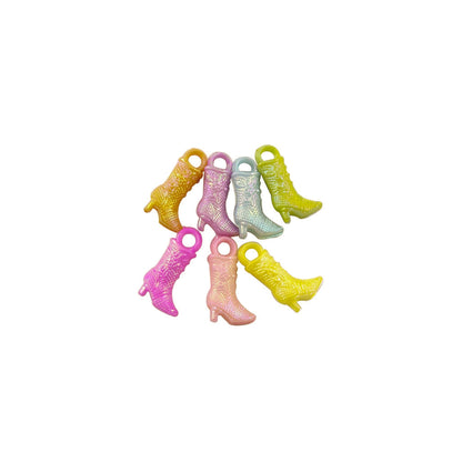Cowgirl Western Boot Charms - 50 pieces (19 grams)