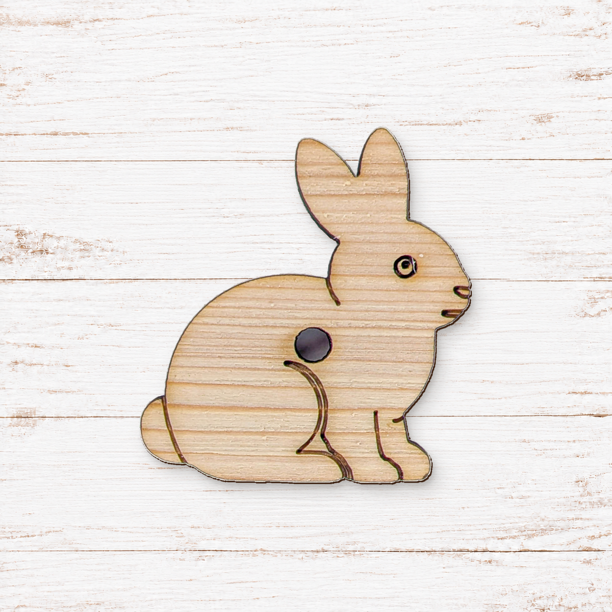 Hoppy the Bunny - Solid Pine Cutout