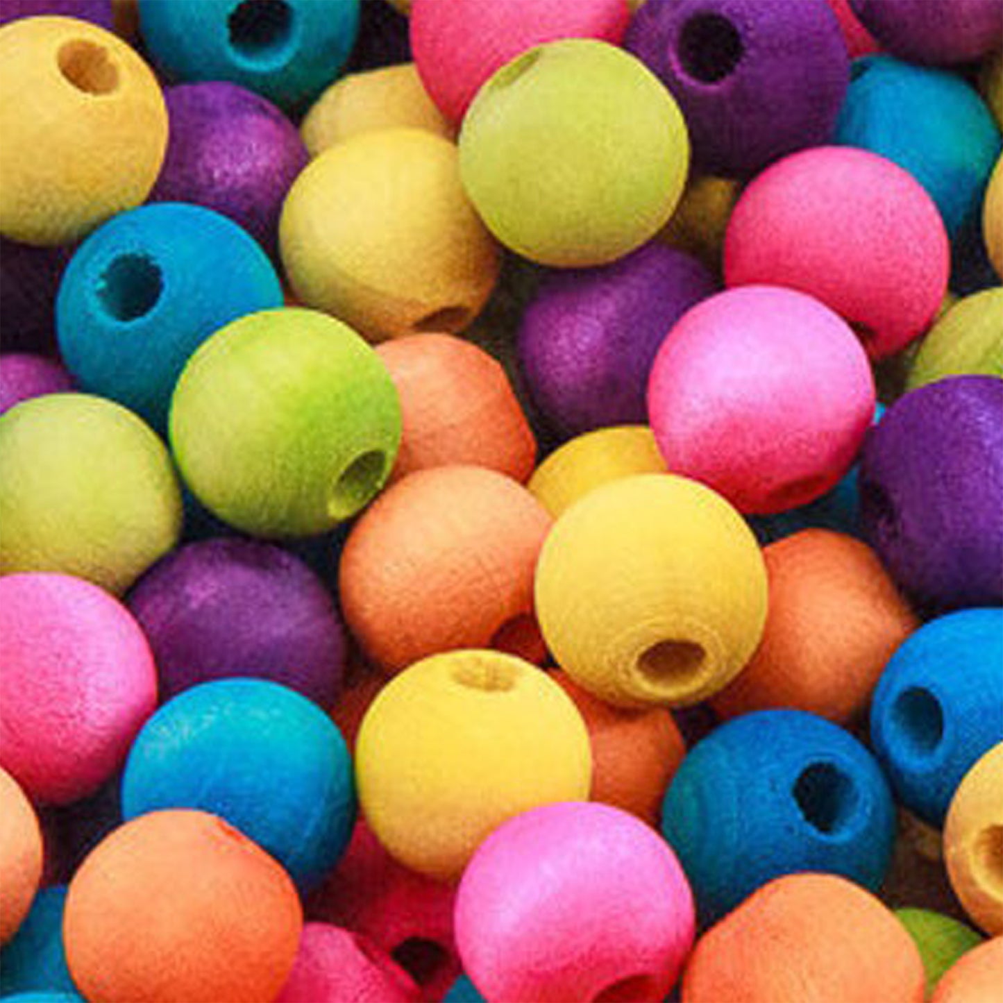 Small Hardwood Bead 1/2"