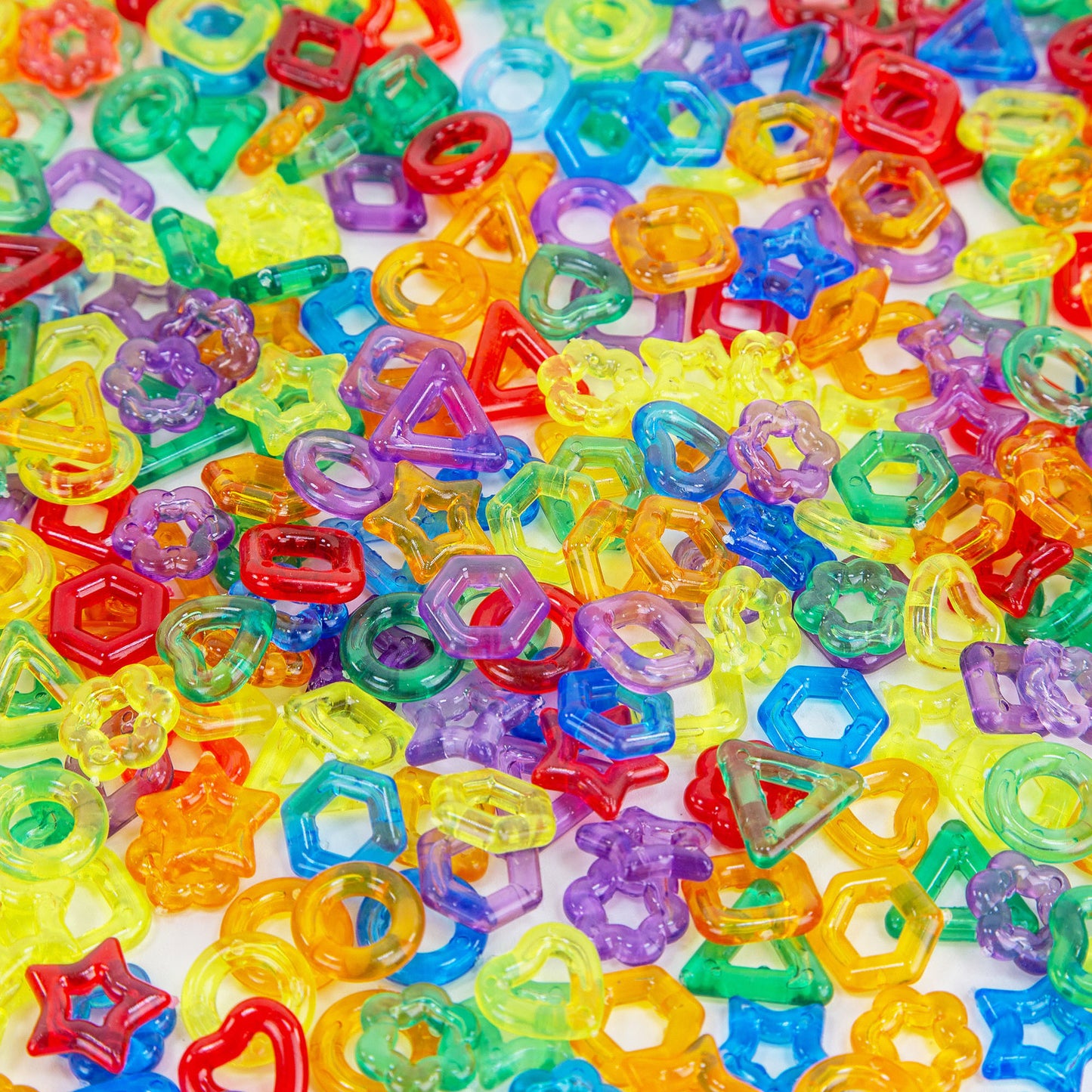 1 oz Colorful Beads (about 50 pieces) - Bird Toy Part