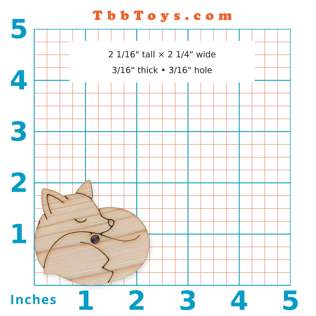 Vixen the Fox - Solid Pine Cutout