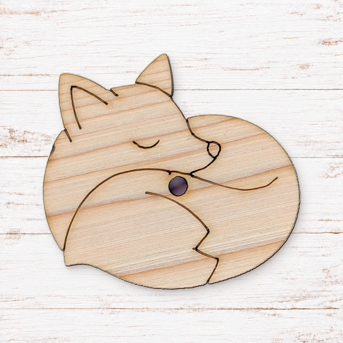 Vixen the Fox - Solid Pine Cutout