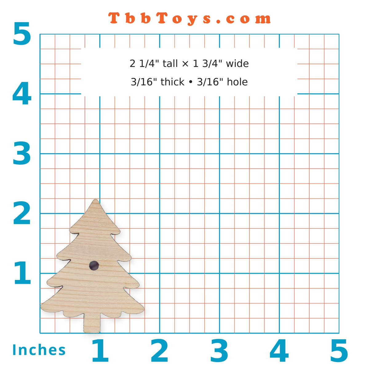 Evergreen - Solid Pine Cutout