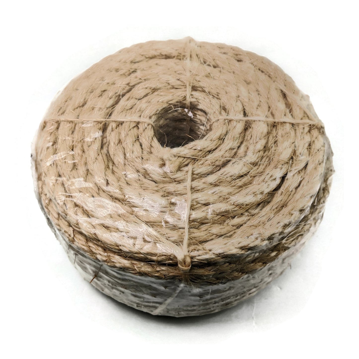 100 foot Roll - 3/8" Natural Sisal - No Oil, No Chemicals, All Natural