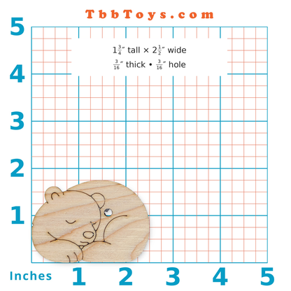 Wild Wonders - Set of 13 Solid Pine Toy Parts